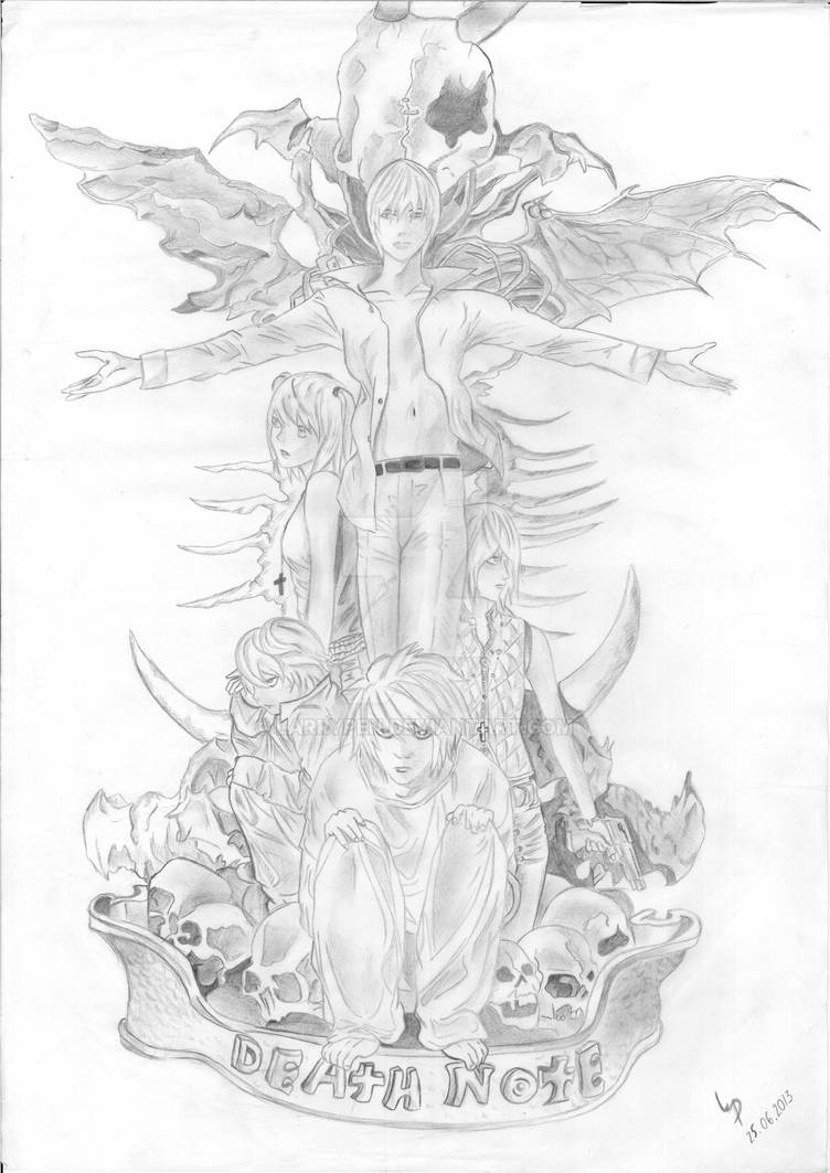 Death Note Cover by larrypen on DeviantArt