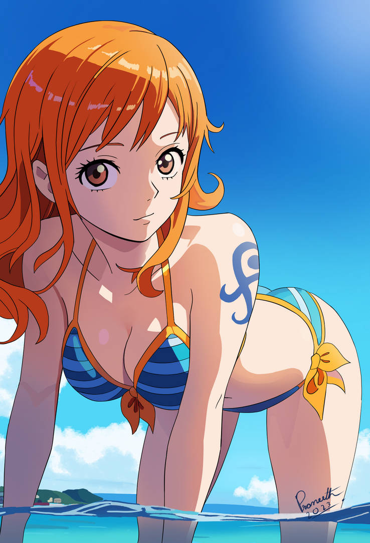 Nami From One Piece In Beach By Praneeth814 On DeviantArt nami-from-one-piece-in-beach-by-praneeth814-on-deviantart