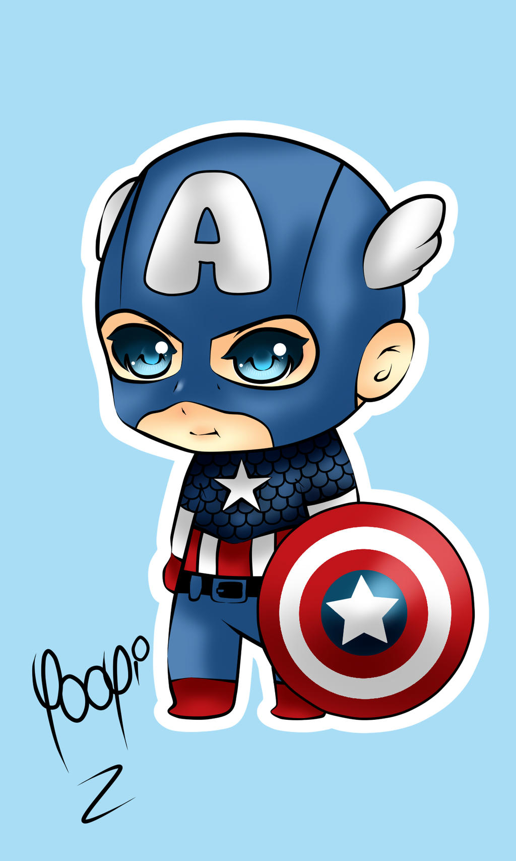 Маленький Капитан Америка