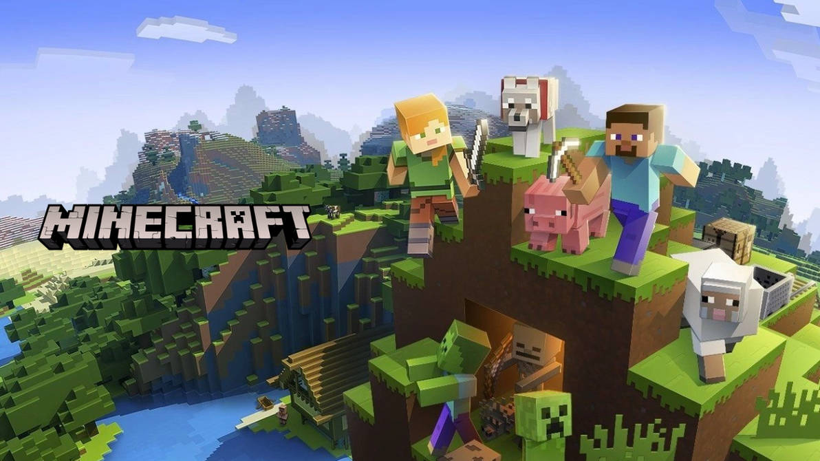 Minecraft Backdrrop Minecraft Background by EmeraldPlayer2989 on DeviantArt