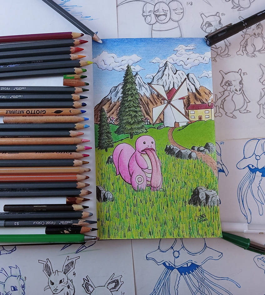 Lickitung by GMS-Drawing on DeviantArt