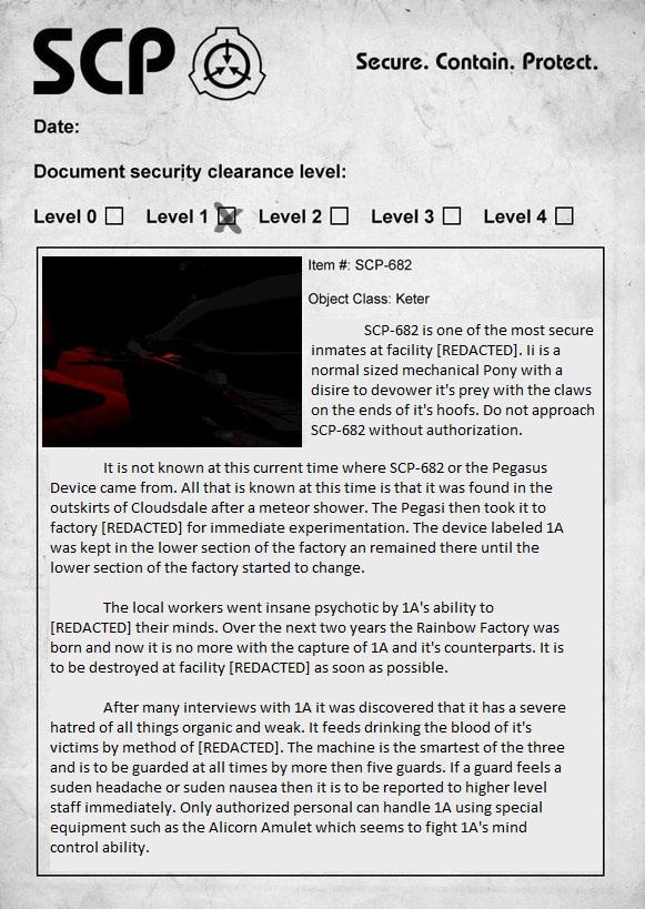 Все scp и их номера. Документы фонда SCP.