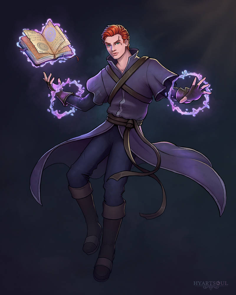 Distracted Wizard Illusionist Wizard by hyartsoul on DeviantArt