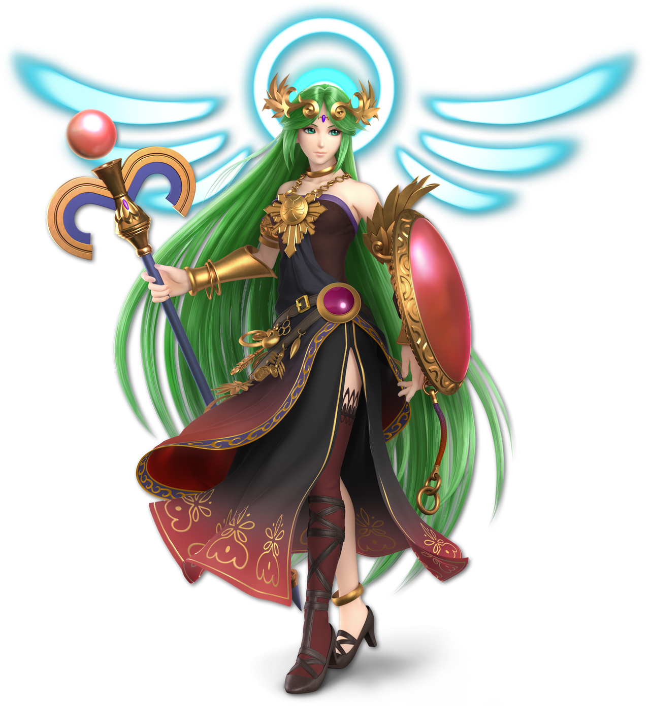 Palutena (Render) Smash Bros Ultimate by Rubychu96 on DeviantArt