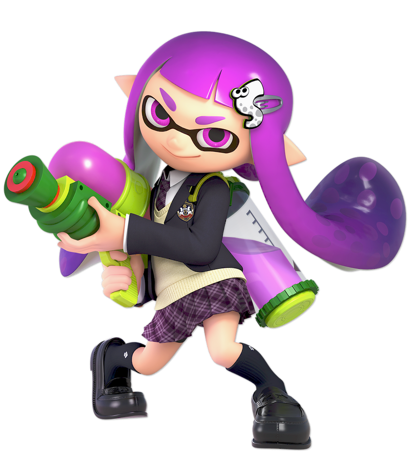 Inkling (Render) Smash Bros Ultimate by Rubychu96 on DeviantArt