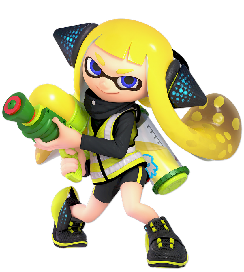 Inkling (Render) - Smash Bros Ultimate by Rubychu96 on DeviantArt