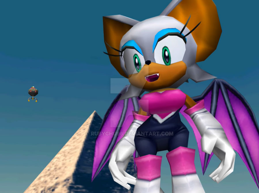 Rouge (Screenshot) - Sonic Adventure 2 by Rubychu96 on DeviantArt