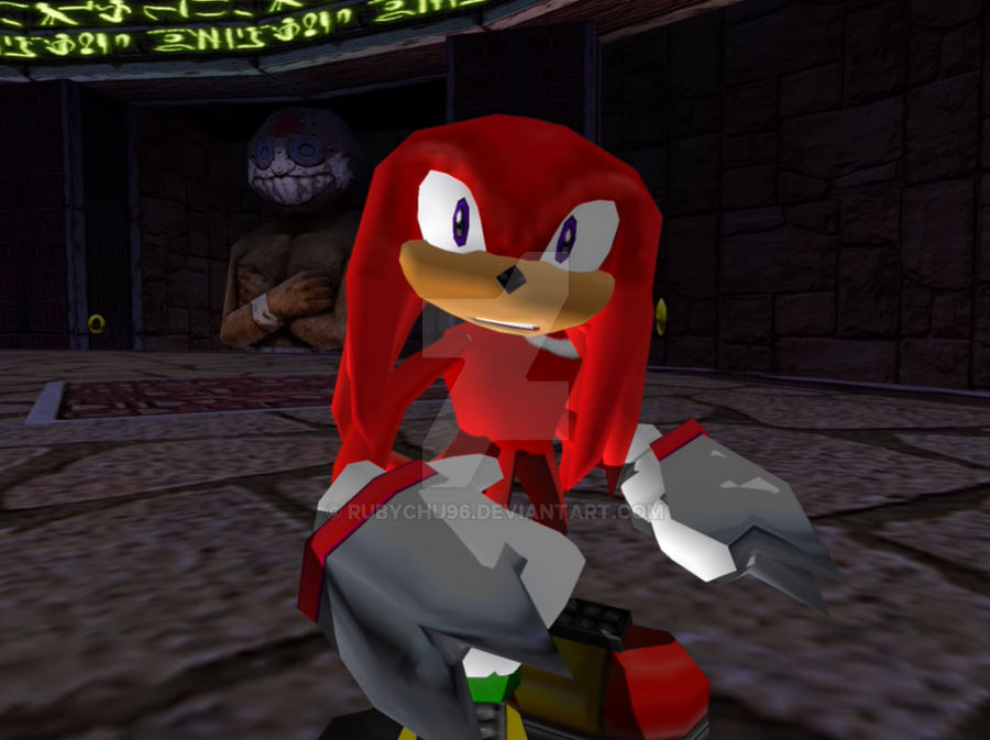 Knuckles (Screenshot) - Sonic Adventure 2 by Rubychu96 on DeviantArt