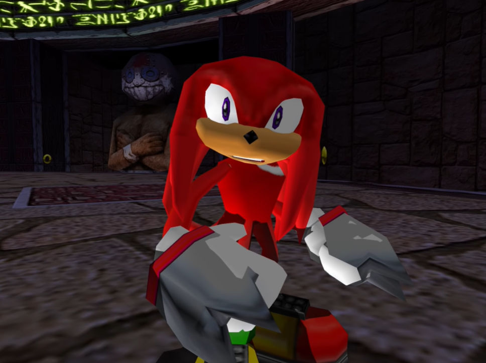 Knuckles (Screenshot) - Sonic Adventure 2 by Rubychu96 on DeviantArt
