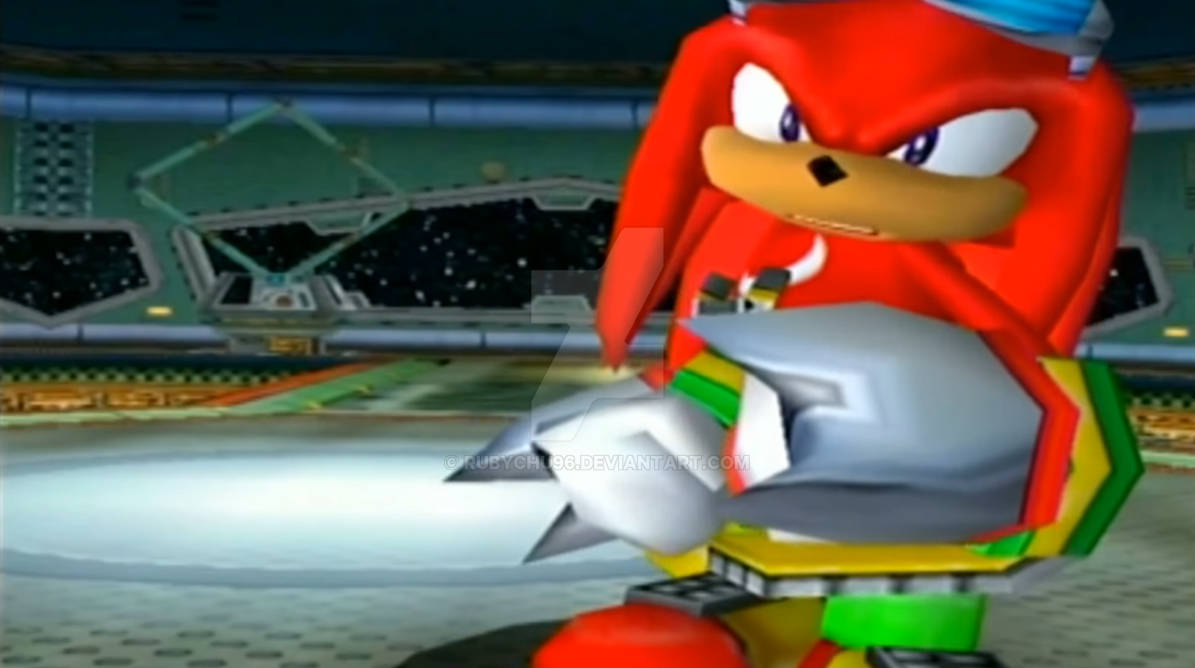 Knuckles (Screenshot) - Sonic Adventure 2 by Rubychu96 on DeviantArt
