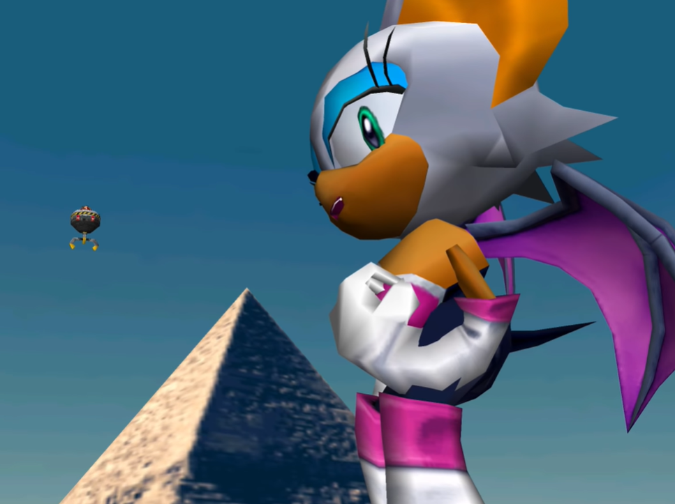 Sa2 Rouge Model Rouge (Screenshot) - Sonic Adventure 2 by Rubychu96 on DeviantArt