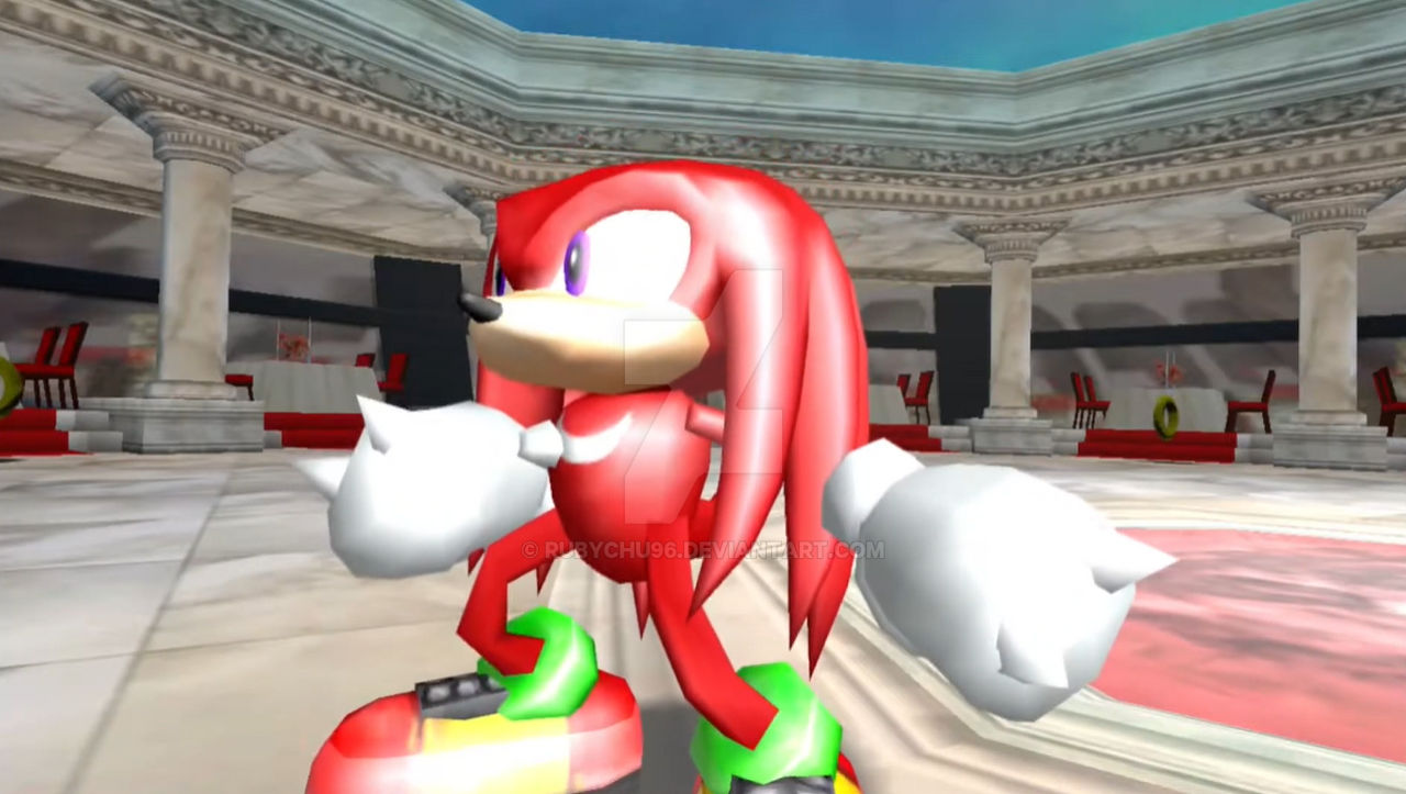 Knuckles (Screenshot) - Sonic Adventure by Rubychu96 on DeviantArt