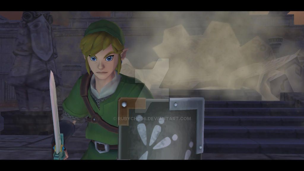 Link Screenshot Link (Screenshot) - Zelda Skyward Sword HD by Rubychu96 on DeviantArt