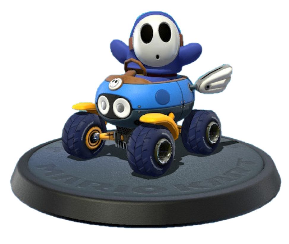 Blue Shy Guy (Mario Kart 8 Deluxe) by Rubychu96 on DeviantArt