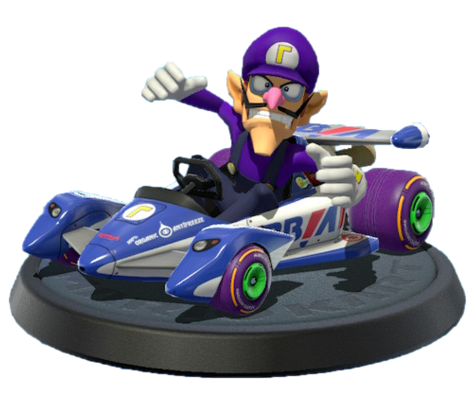 Waluigi (Mario Kart 8 Deluxe) by Rubychu96 on DeviantArt