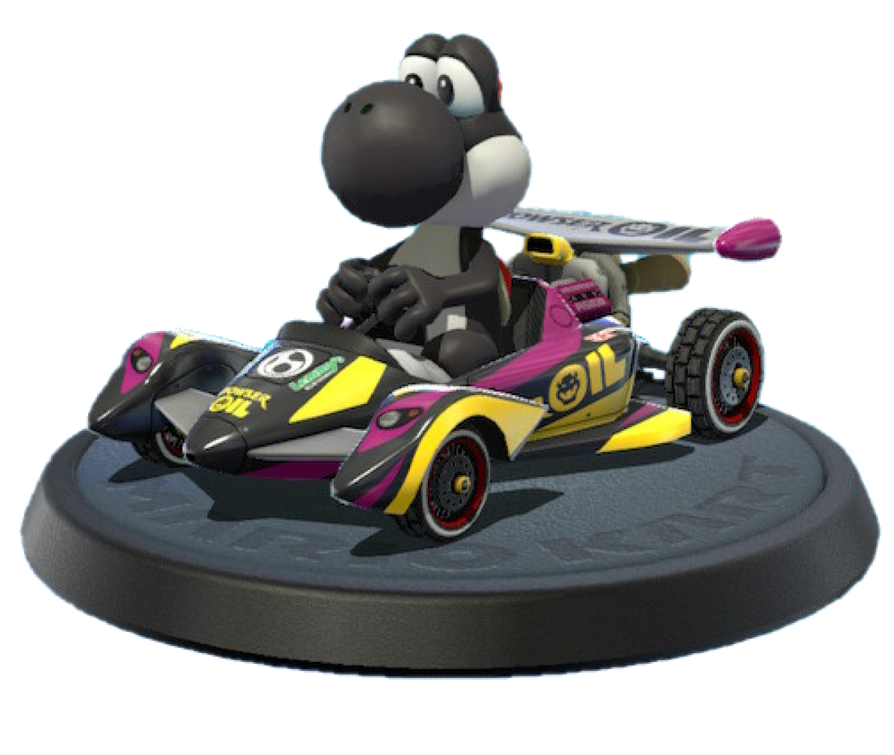 Black Yoshi Mario Kart 8 Deluxe by Rubychu96 on DeviantArt