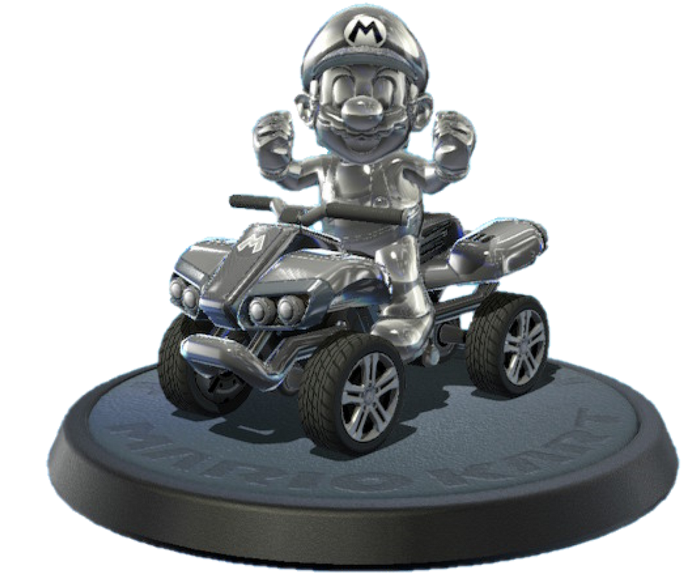 Metal Mario Mario Kart 8 Deluxe by Rubychu96 on DeviantArt