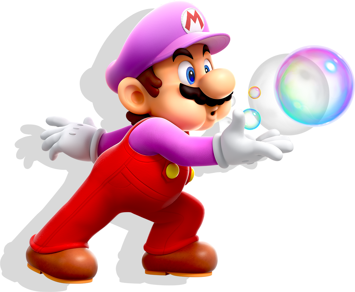 Mario Wonder Rrender Bubble Mario - Super Mario Bros. Wonder by Rubychu96 on DeviantArt