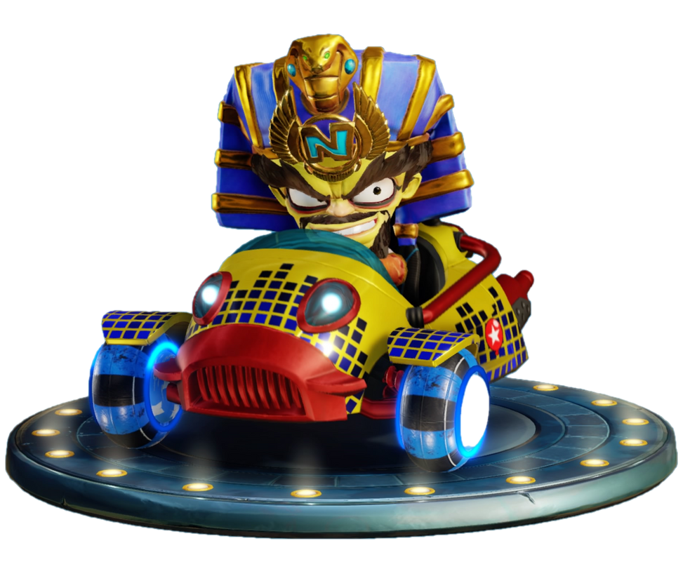 Crash Tag Team Racing Cortex Pharaoh Cortex - Crash Team Racing Nitro-Fueled by Rubychu96 on DeviantArt