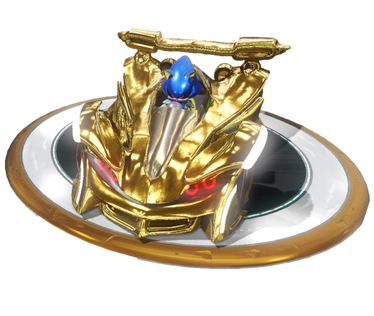 Metal Sonic (Gold Kart) - Team Sonic Racing