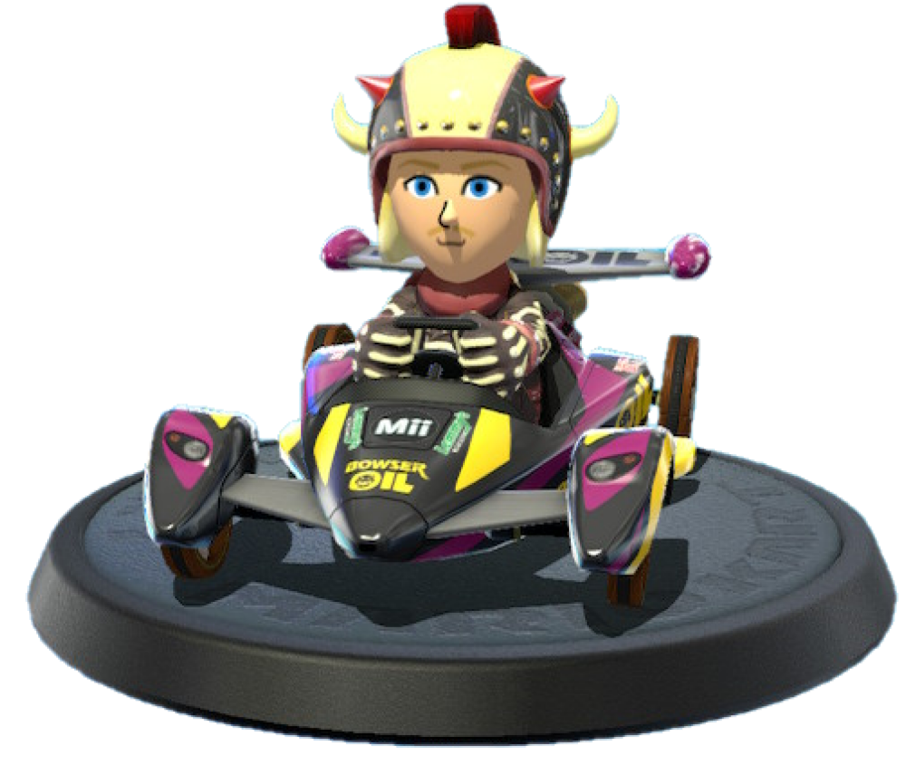 Mii Mino Dry Bowser Suit Mario Kart 8 Deluxe By Rubychu96 On Deviantart 2265