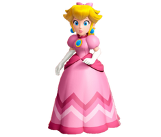 Peach (Geometric Dress) - Princess Peach Showtime!