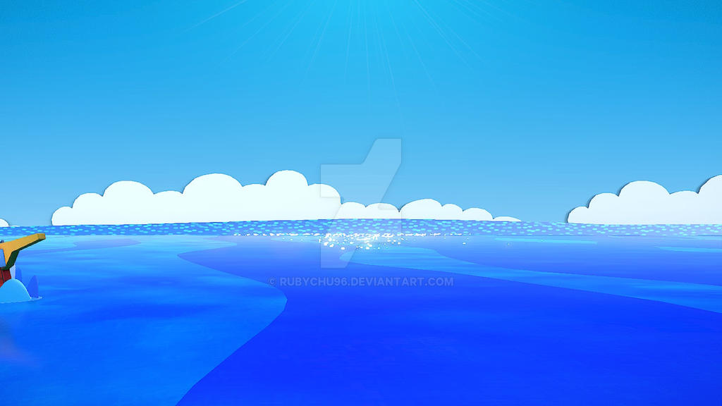 Mario Ocean Pattern Ocean View - Paper Mario The Thousand-Year Door by Rubychu96 on DeviantArt