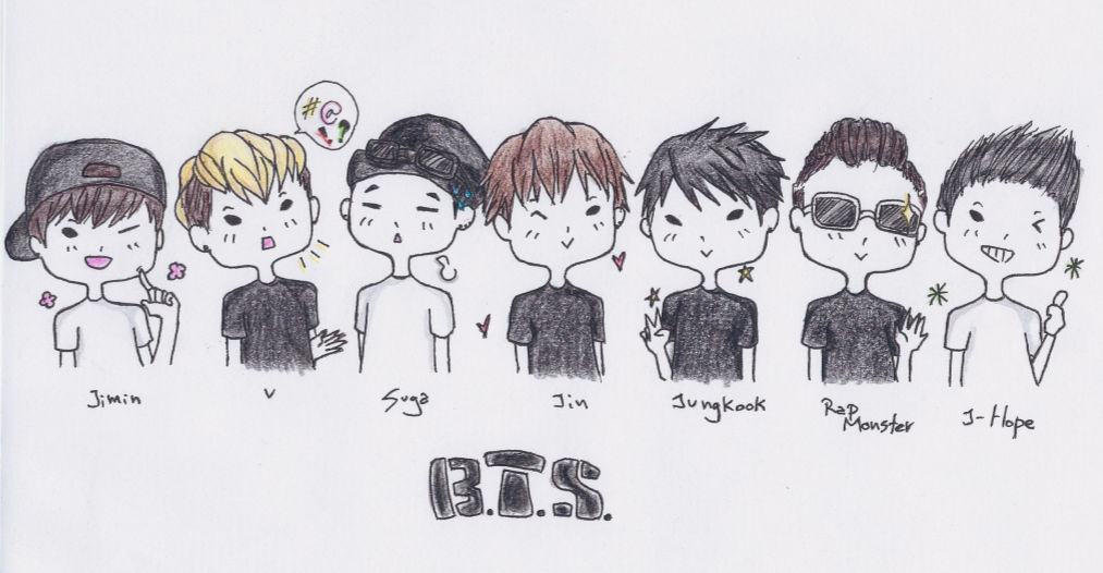 BTS- Chibi by YellowHaruka on DeviantArt BTS- Chibi by YellowHaruka on DeviantArt