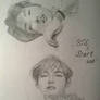 Star1 X BTS- JK  V (sketch)