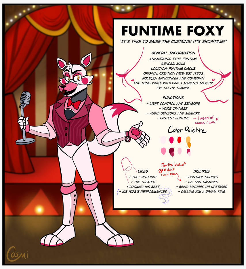 Funtime Foxy by CosmiisChillin on DeviantArt