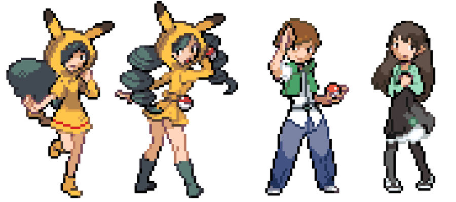 Pokemon HG-SS Sprite Red by ChriSX698 on DeviantArt