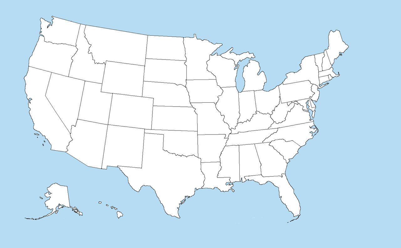 usa blank map by mapmakers72 on DeviantArt