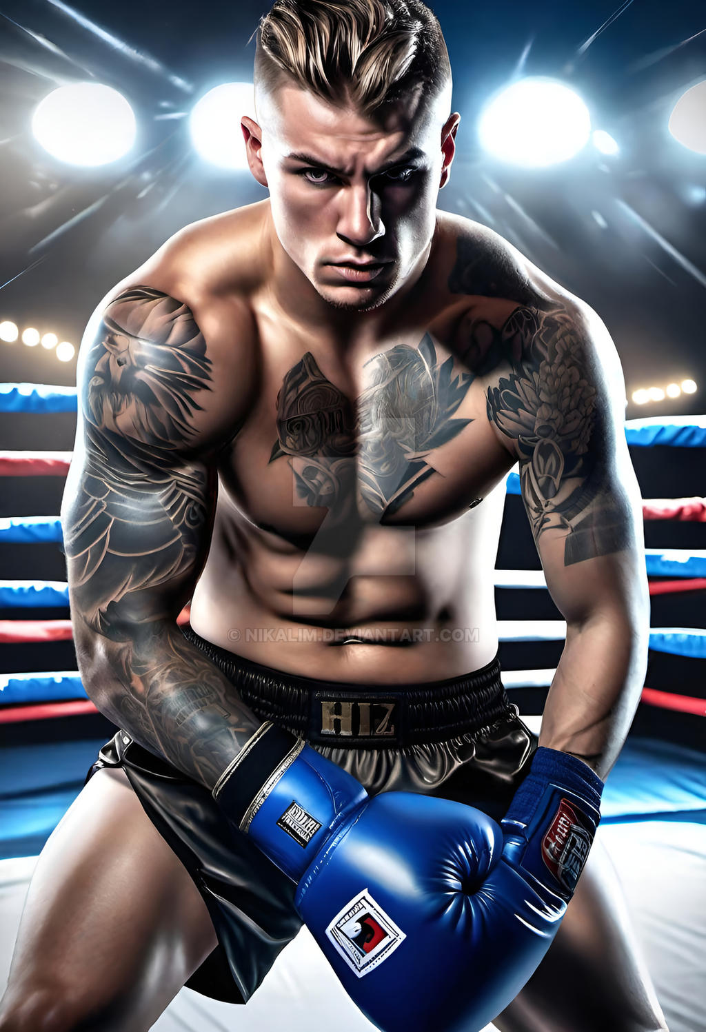 Boxer Portrait LV4 - 5528 by NikaLim on DeviantArt