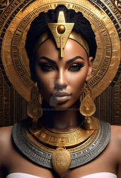 EGYPTIAN GODDESS PORTRAIT - 6598