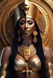 EGYPTIAN GODDESS PORTRAIT - 6600