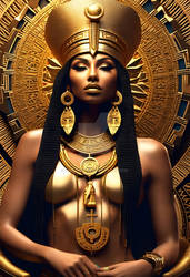 EGYPTIAN GODDESS PORTRAIT - 6603