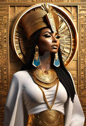 EGYPTIAN GODDESS PORTRAIT - 6604