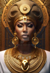 EGYPTIAN GODDESS PORTRAIT - 6609