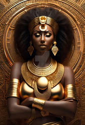 EGYPTIAN GODDESS PORTRAIT - 6611