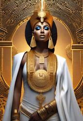 EGYPTIAN GODDESS PORTRAIT - 6612