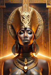 EGYPTIAN GODDESS PORTRAIT - 6613