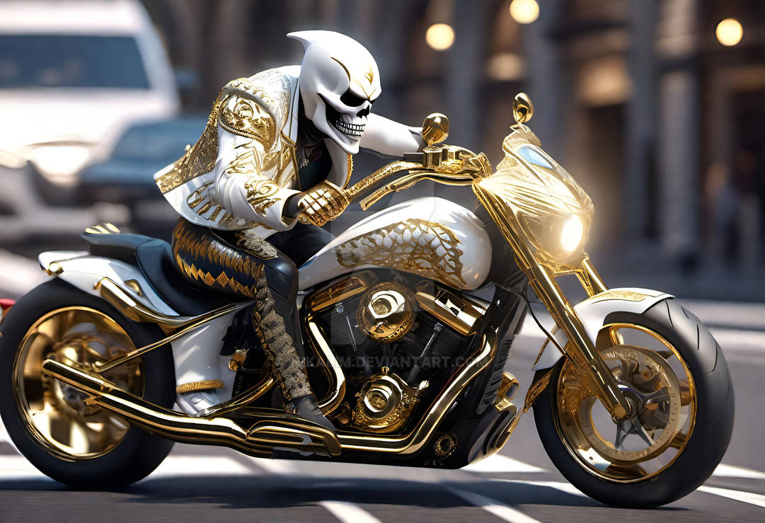 The $80,000 customized GatorBike sports skin and skull of a real
