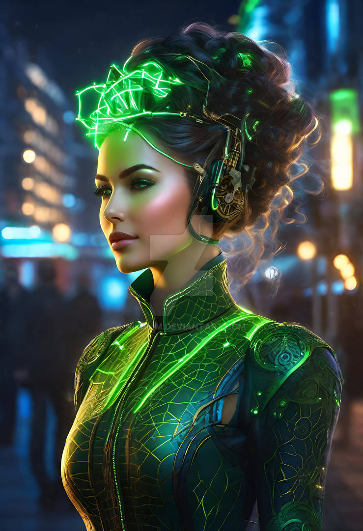 Neon Woman Portrait - Img 0856 by NikaLim on DeviantArt