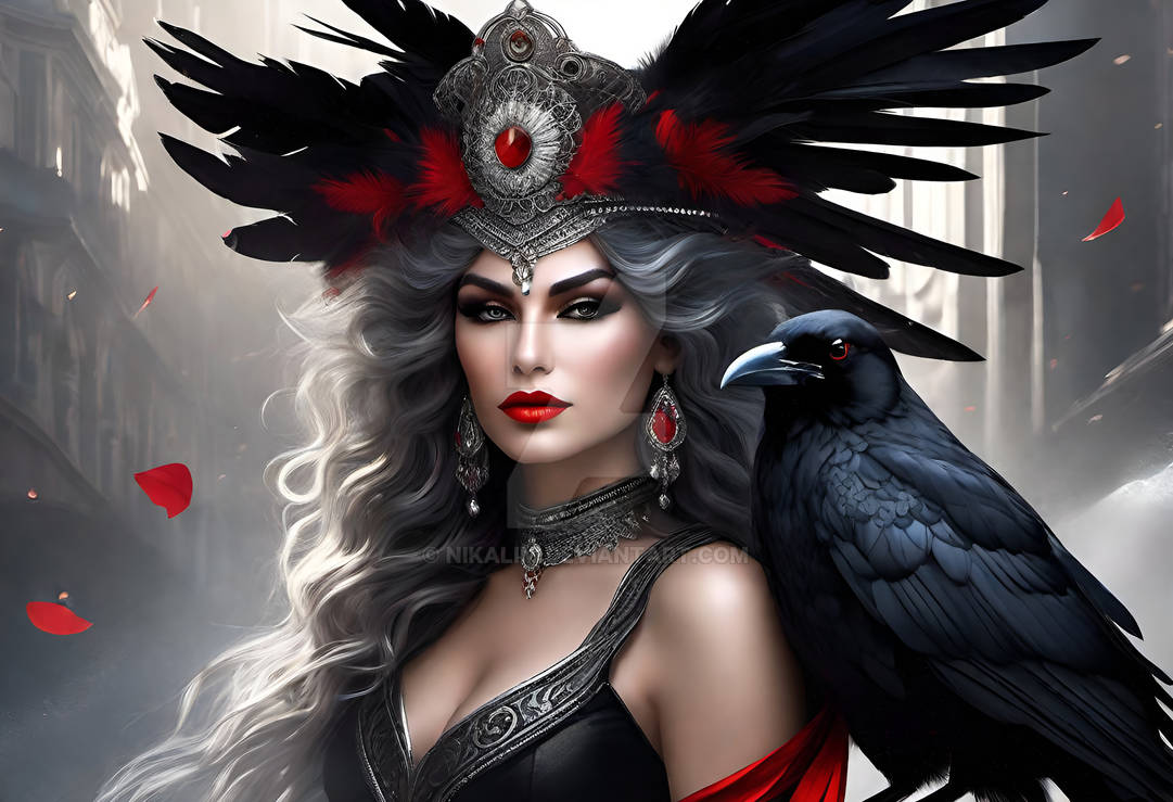 The Goddess of Ravens by Wesley-Souza on DeviantArt