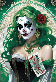 Joker Woman Portrait -  Img 3815