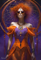 Dreamcatcher Woman Portrait -  Img 2340