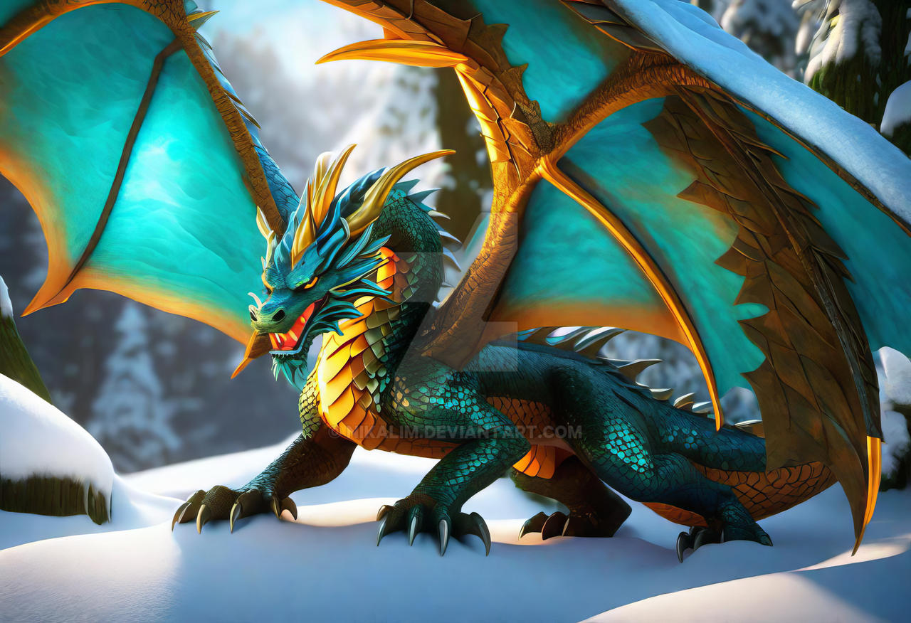 Winter Forest Dragon - Img 3071 by NikaLim on DeviantArt
