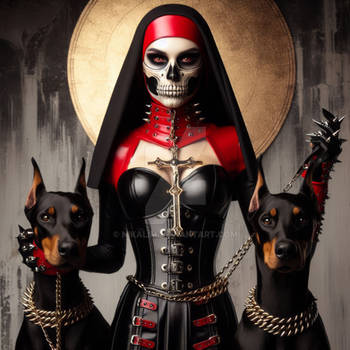 Nun in leather 56 AI