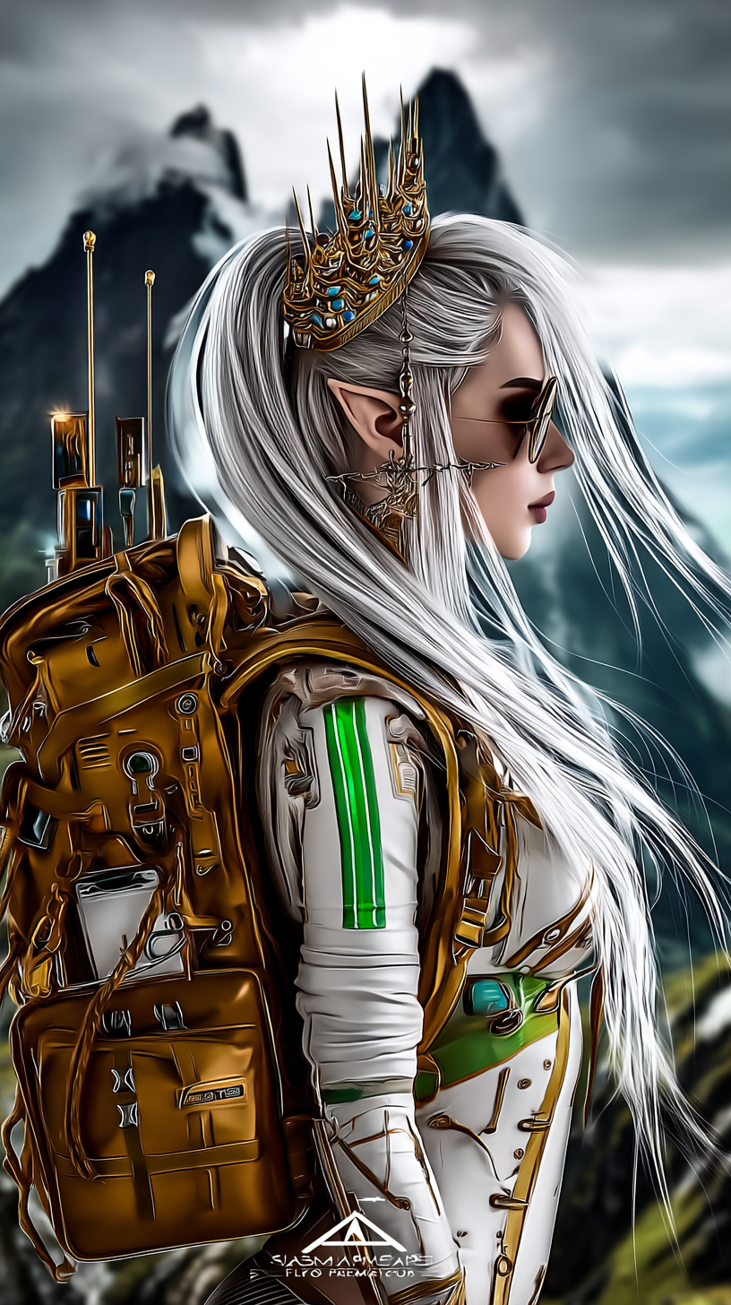 Elven Crowned Voyager Queen of the High Trails