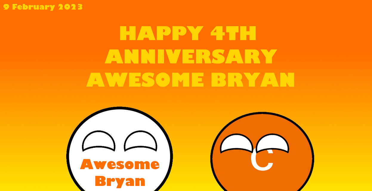 4TH Anniversary by AwesomeBryan on DeviantArt